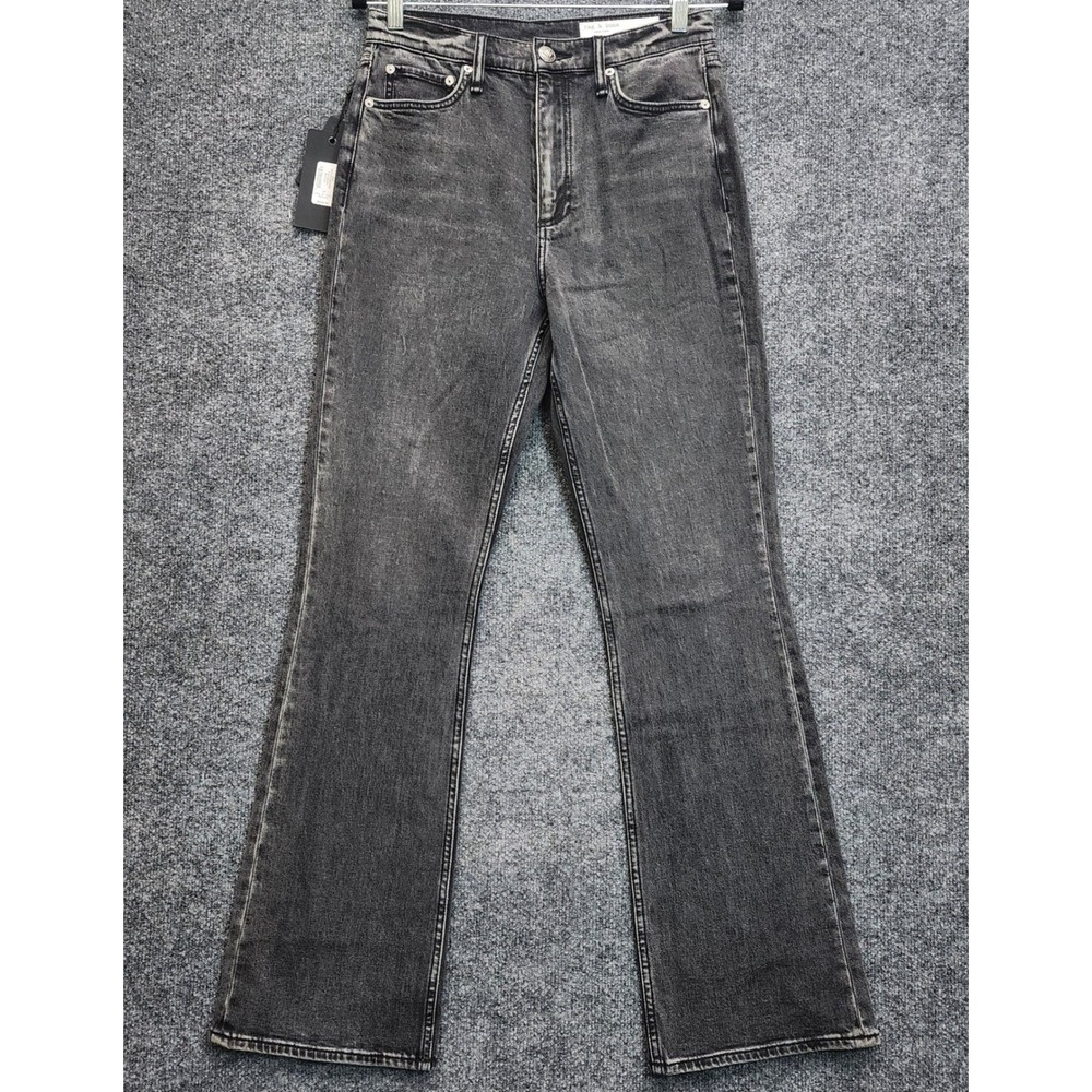 NWT Rag & Bone Peyton High Rise Bootcut Vintage Stretch Jeans Inky Size 27